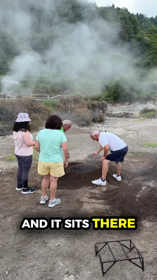 They Cook Lunch Underground in a Volcano — Furnas, Azores
