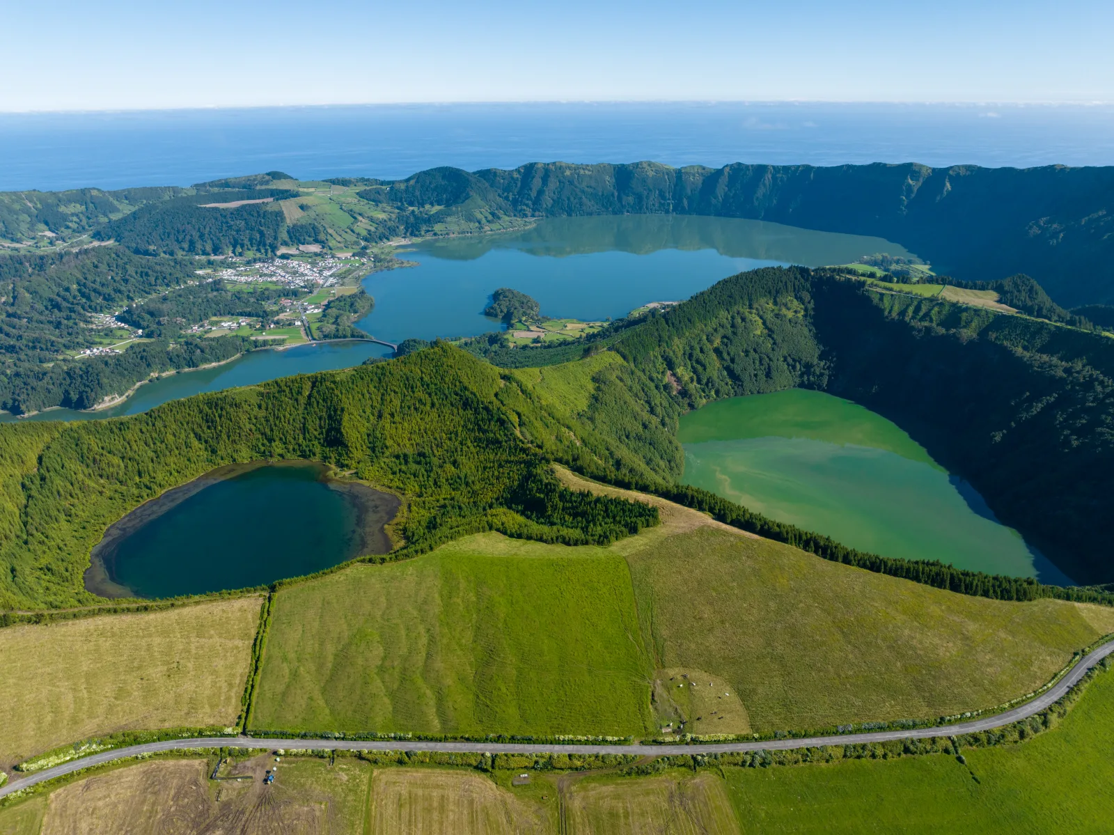 View from Miradouro da Vista do Rei over Sete Cidades — São Miguel, Azores